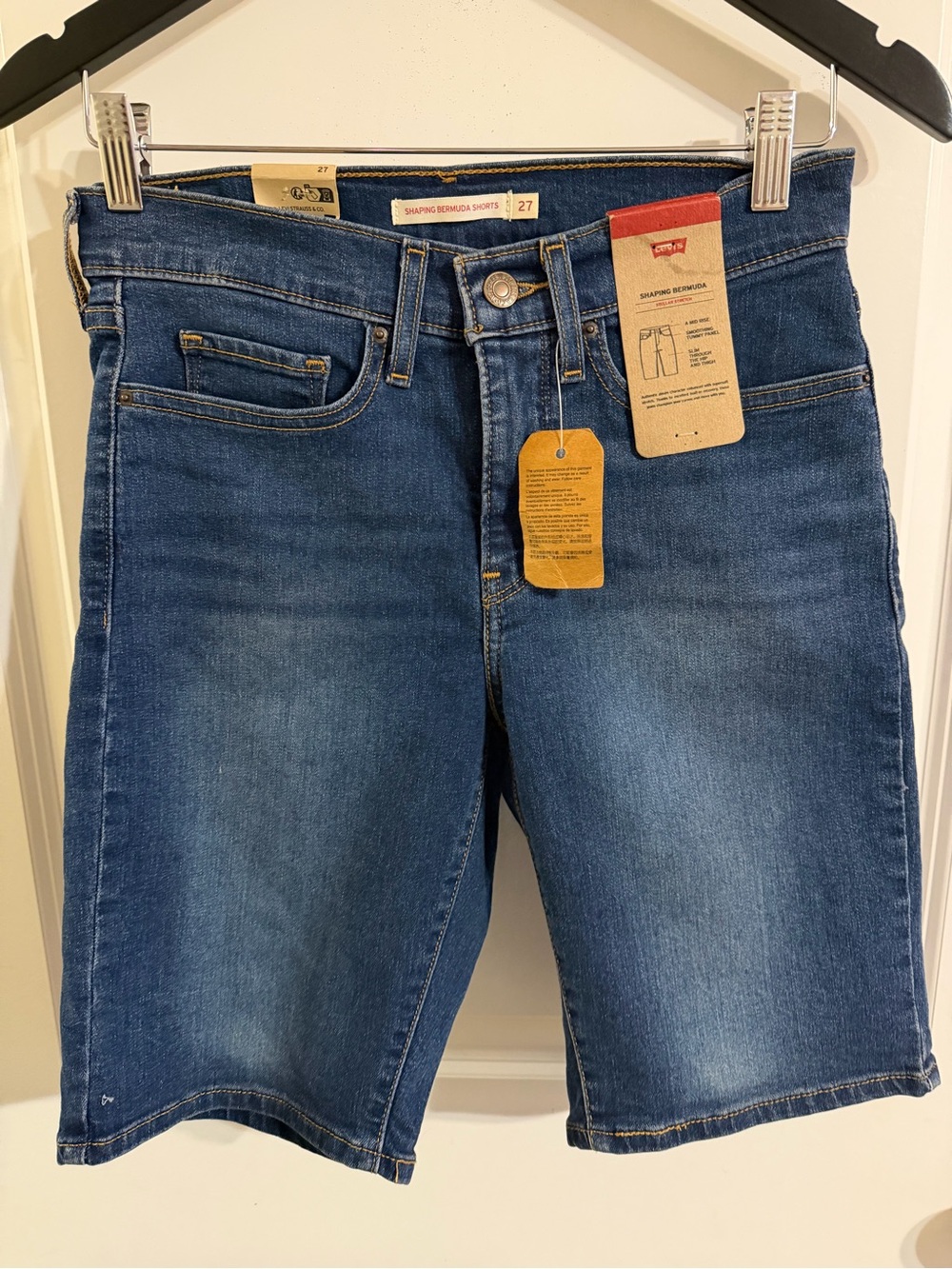 Levi's Men's Dark Blue Denim Jean Shorts